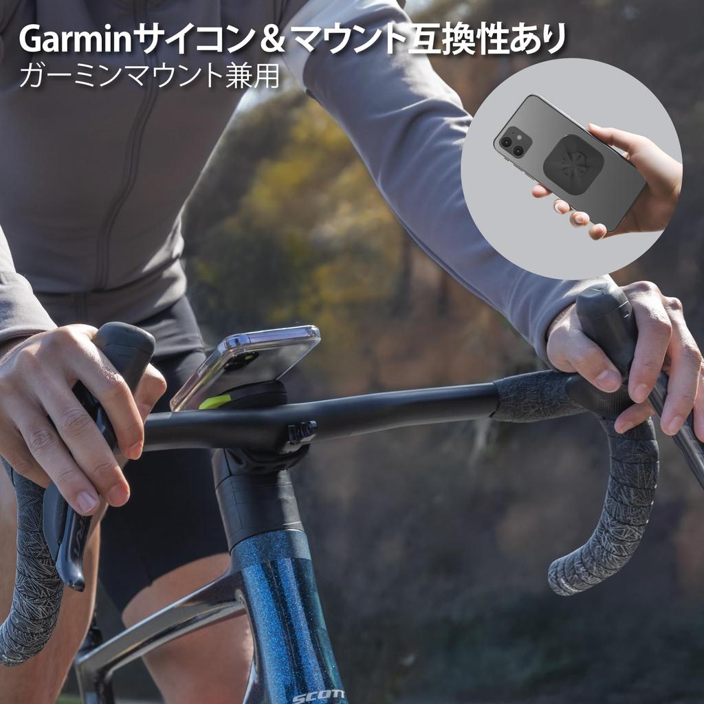 New BONE Bike Phone Motorcycle Phone Holder for and Compatible with iPhone 16 Pro All Drop Easy Vibration Absorption Bike Tie Connect Kit 3 Adapter