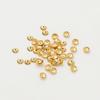 100 Stück 5/6 mm 14K/18K Vergoldetes Messing Wellenblumen Perlenkappen Endkappen für DIY Perlenarmband Schmuckherstellung Zubehör