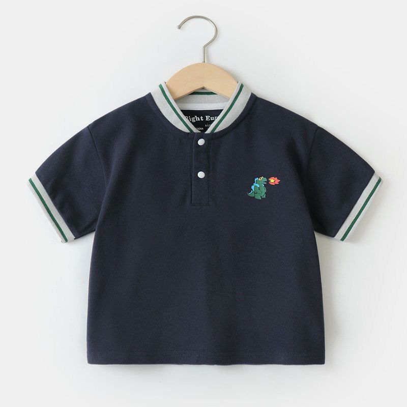 Children's Short-Sleeved Baby's Top Polo Shirt