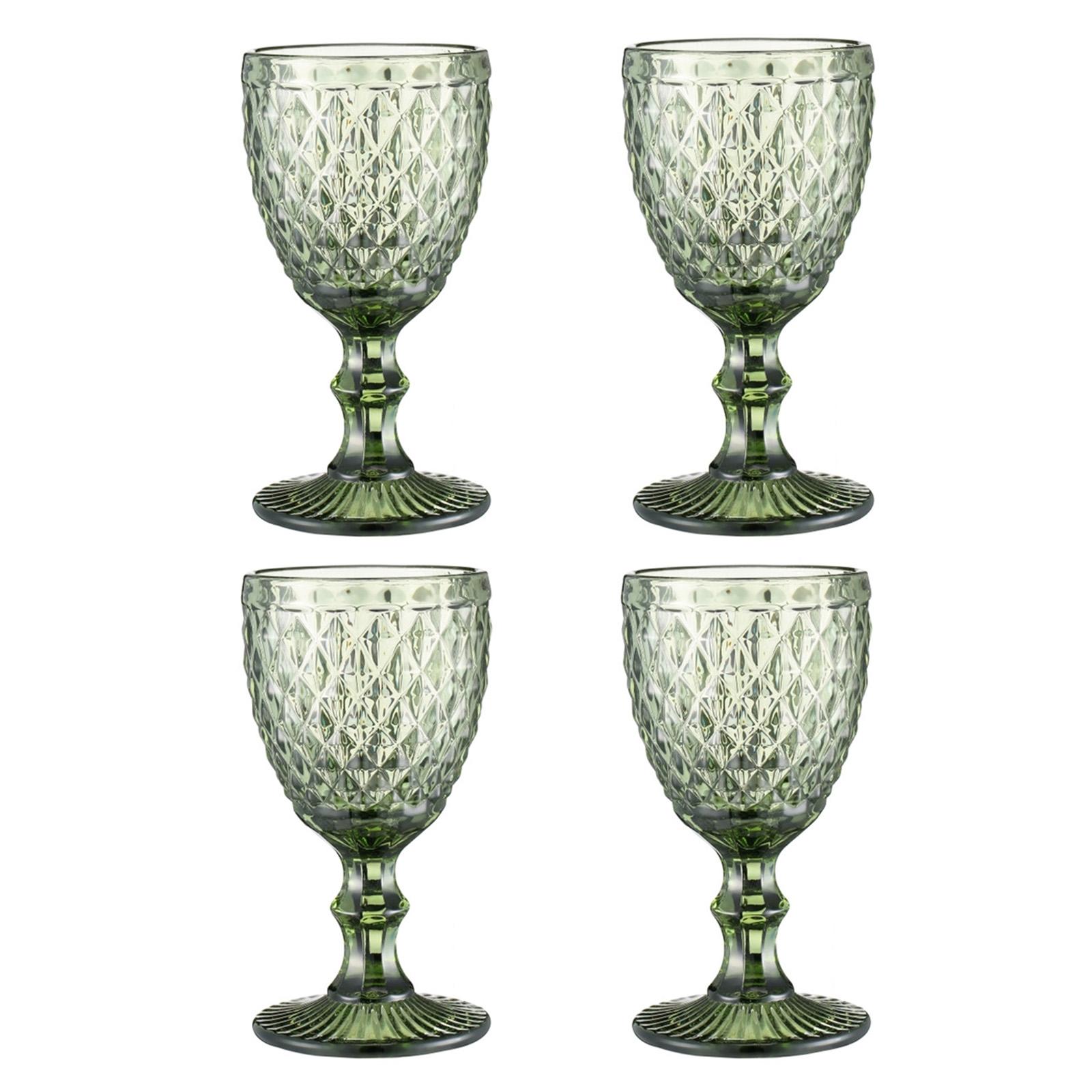 

Набір з 4 елегантних тиснених келихів для шампанського Весільний скляний посуд Келихи для вина Чашки Посуд для напоїв для святкування C