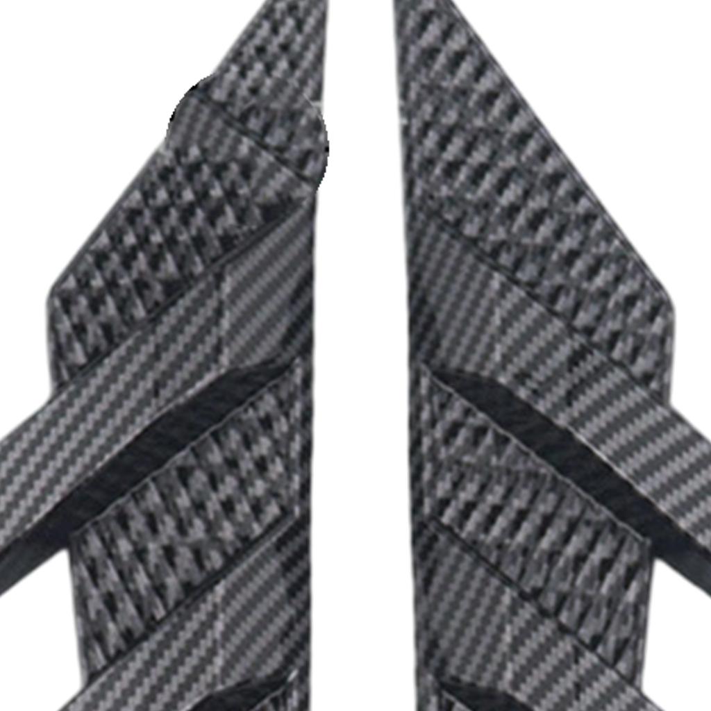 Plastic Rear Window Spoiler Splitter For Sedans SUVs Adhesive Mounting Optimizes Airflows And Adds Styling To Vehicle