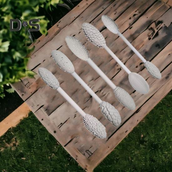 5/10 Adet Doku Aleti Seti Dayanıklı Yapı Ergonomik Sap Tasarımı Kendin Yap Oval Desenli Rulolar Kiti Modelleme Çubukları