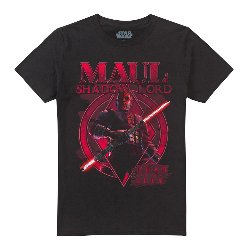 Star Wars: Maul-Shadow Lord Unisex Adult Fear Is My Ally T-Shirt