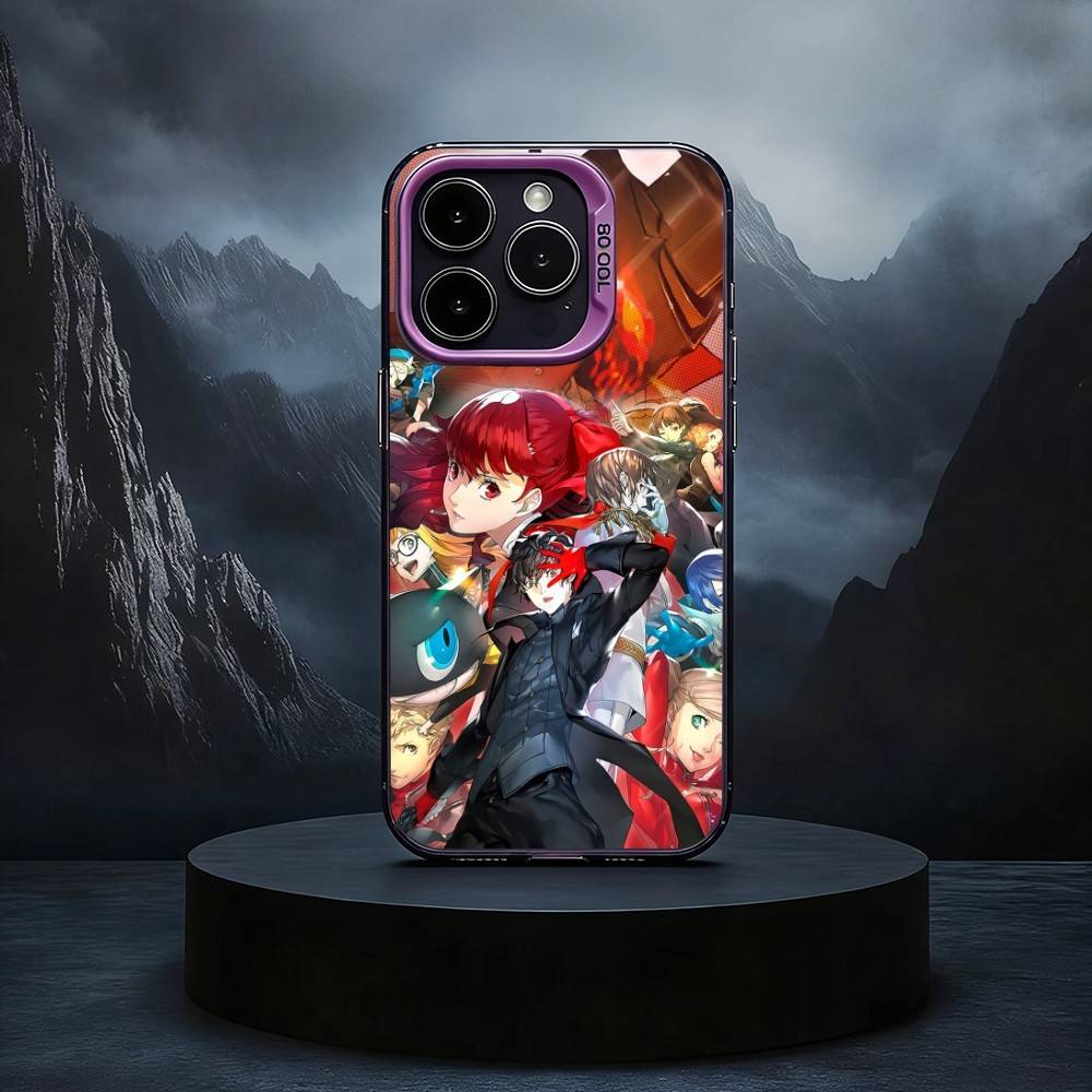 COOL Anime P-Persona 5 Black Candy silver phone case Phone Case For iPhone17,16,15,14,13,12,11 Plus,Pro Max