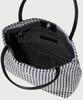Covernat Woman Clover Heart Daily Check Tote Bag Check