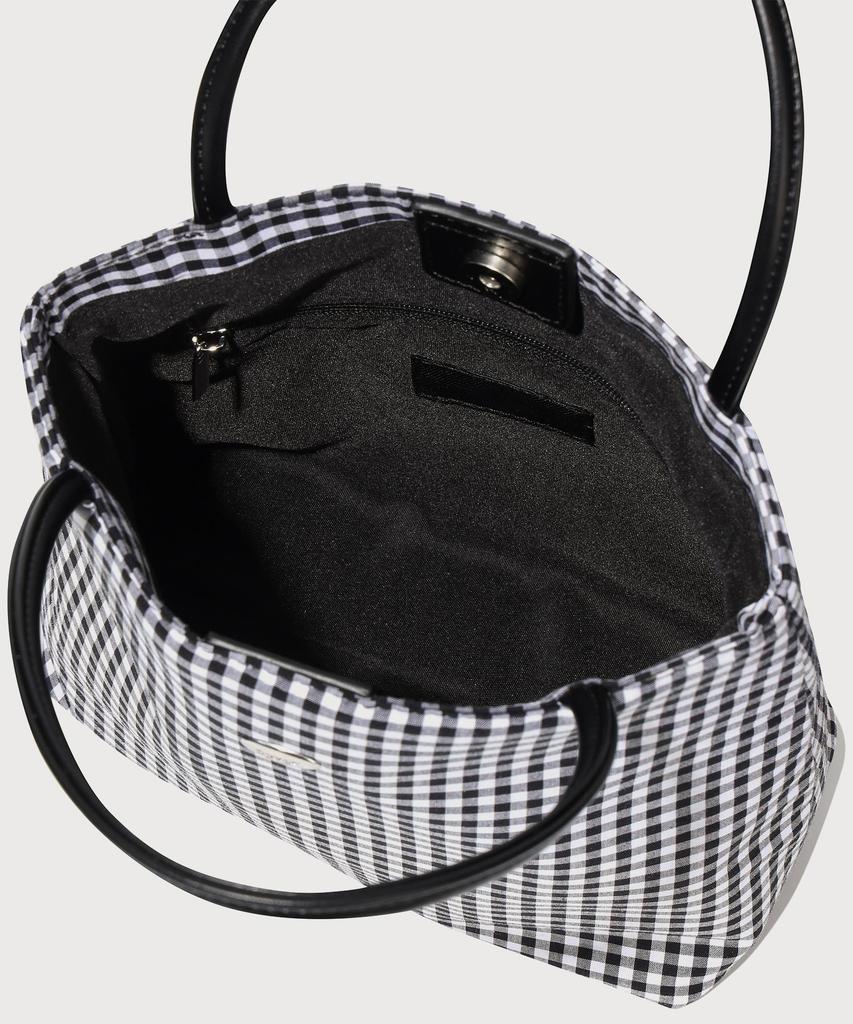 Covernat Woman Clover Heart Daily Check Tote Bag Check