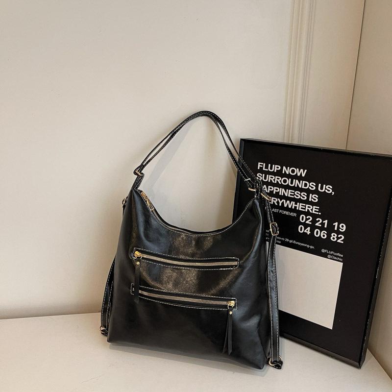 

Зимний тренд 2025 года, модная универсальная сумка через плечо в стиле ретро, многофункциональная модная универсальная женская сумка чёрный