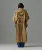 Mmam Pleated Long Trench Coat