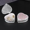 Hochzeitsgeschenke Hohlherz Voll Diamant Schmuckschatulle Kreative Heimdekorationen Japanischer und Koreanischer Beliebter Schmuck