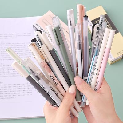 Schreibwaren 0,5 mm Neutralstift Lernen Büro Unterschriftenstift Drücken Sie den schwarzen Stift