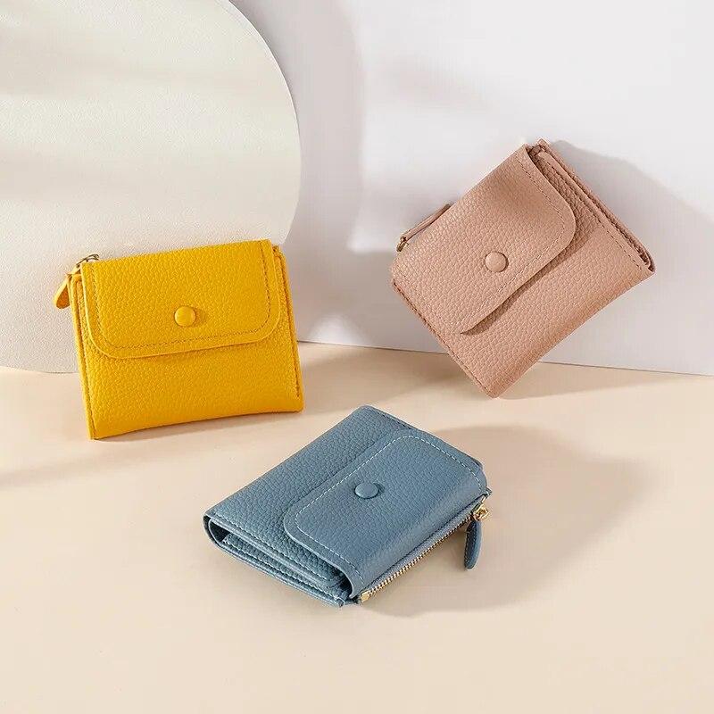Small Pu Leather Women Wallet Mini Lady Coin Purse Pocket Female Wallet Girl Purse Brand Designer Wallet Purses For Women