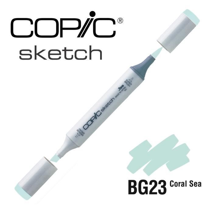 Marqueur - Copic - Sketch - BG23 Coral Sea - Opaque - 1 pièce