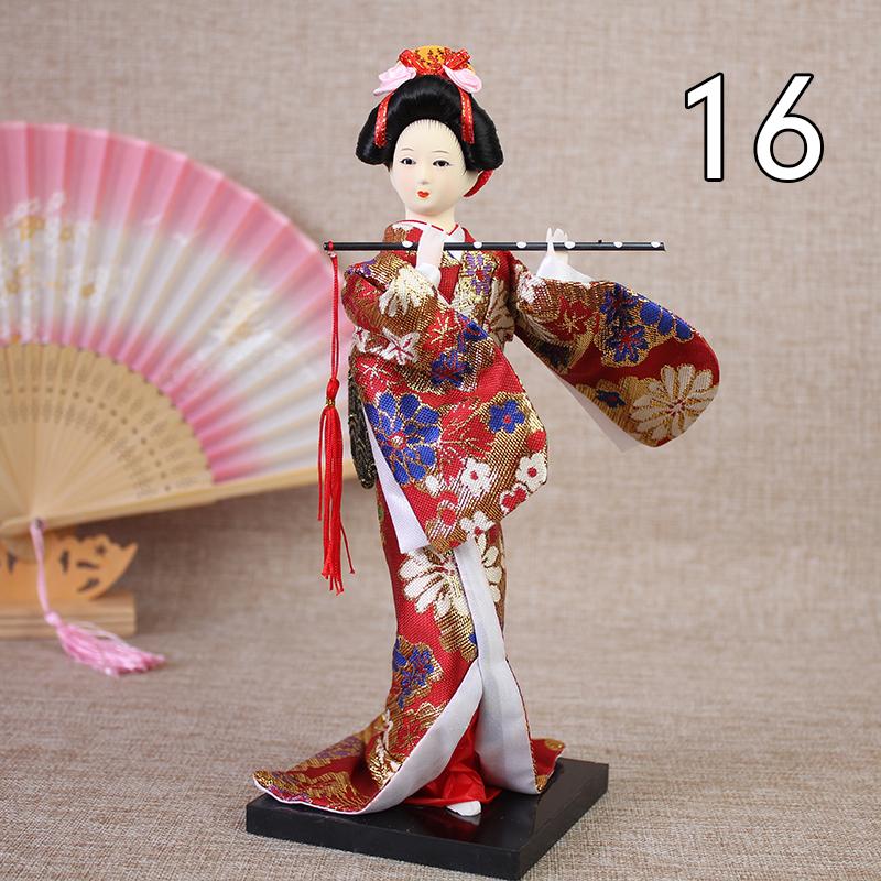 Krásné japonské figurky gejš Panenky s krásným kimonem Domácí dekorace na plochu Miniatury Kolekce ozdob z gejš Dárek