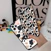IK20 Cartoon Art Cow Shell Phone Case for Samsung Galaxy Note 10 20 S23 S24 S25 Ultra FE Plus Edge Lite A02S A35 A07 A17