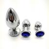 Anal Plug 3 Sizes Colored Crystal Stainless Steel Butt Plug For Women Stimulator Anal Sex Toys For Couples Prostate Massager