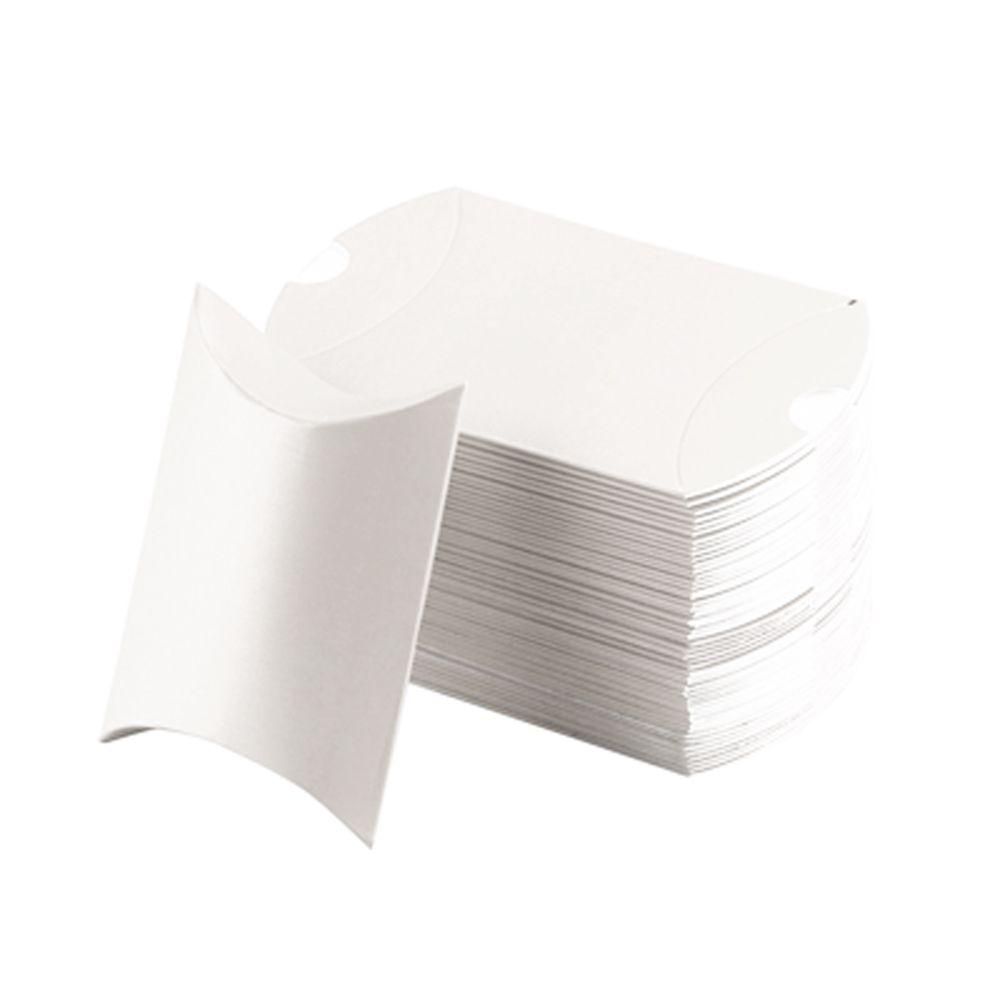 10/50pcs Party Present pouch Wedding Favors Paper Candy Boxes Kraft Gift Bag Christmas Pillow Shape 10pcs белый