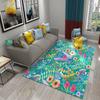 3D Floral Flower Pastoral Carpet Home Decor Entrance Door Mat Living Room Bedroom Entrance Decor Carpet Bathroom Non-slip Mats