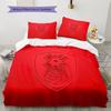 Rotherham United Badge Pattern Bedding Home Decoration Birthday Gift (1 * Duvet Cover + 2 * Pillowcase, Without Core)