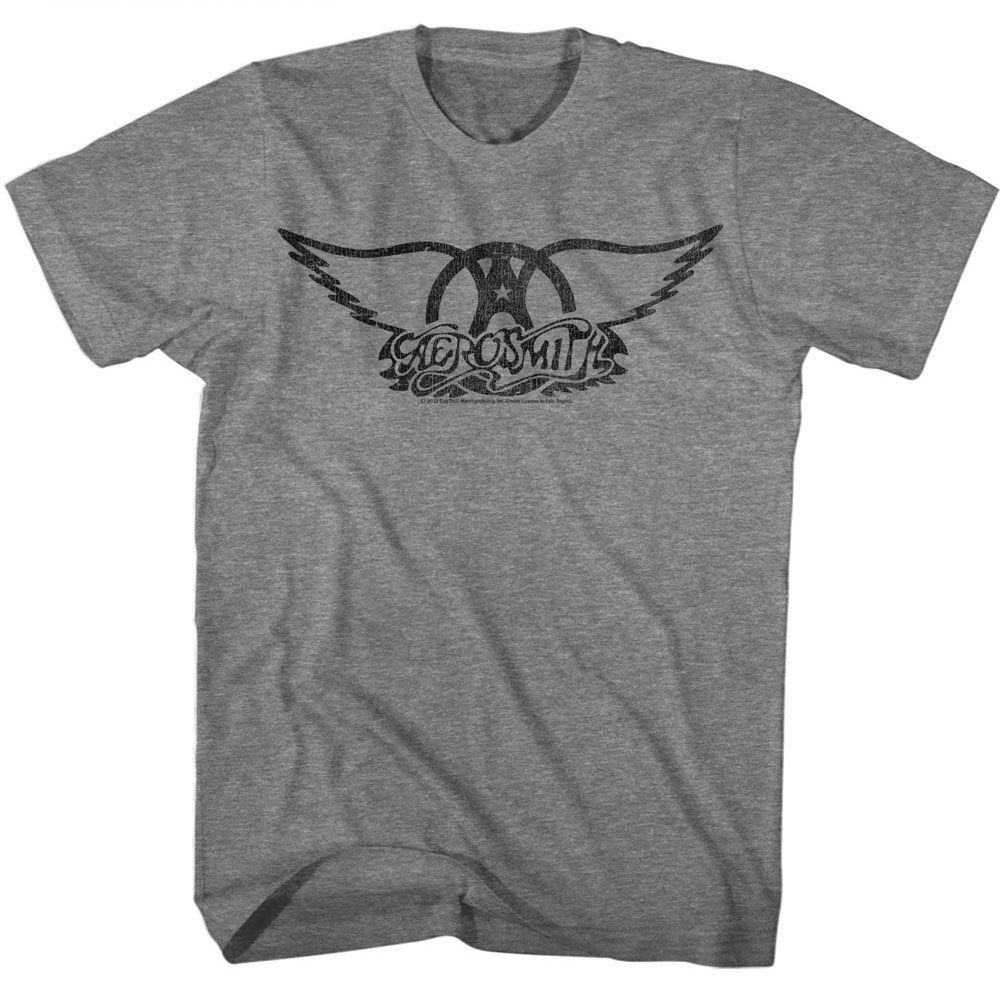 

Aerosmith Black Logo Graphite Heather T-Shirt 2XL