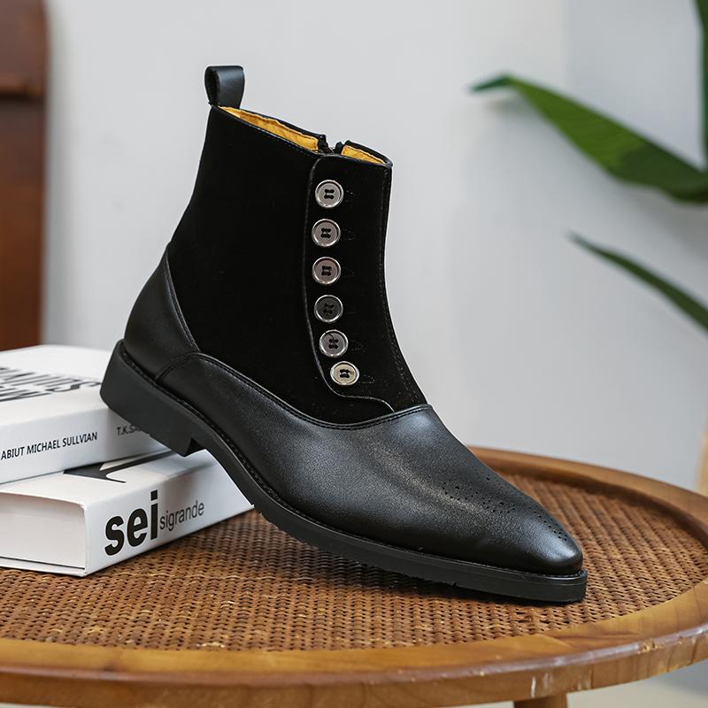 

Fashion High Tops New Winter Fashion Mixed Colors Patchwork Ankle Boots Men s Casual Luxury Brand Designer Shoes Zapatos Hombre 38