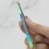 Stainless Steel Eyebrow Trimming Tweezers Slant Tip Eyelash Curler Eye Brow Clips  Women