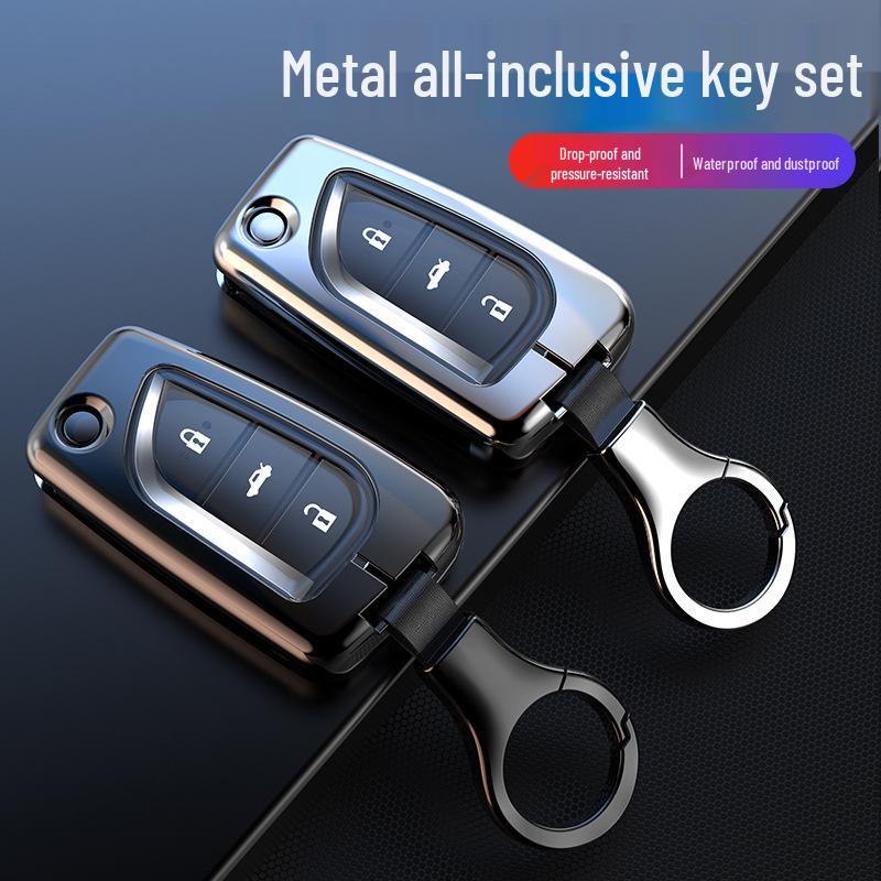 Toyota Key Case for Corolla, Camry, RAV4, IZOA, Yaris, Highlander, Levin