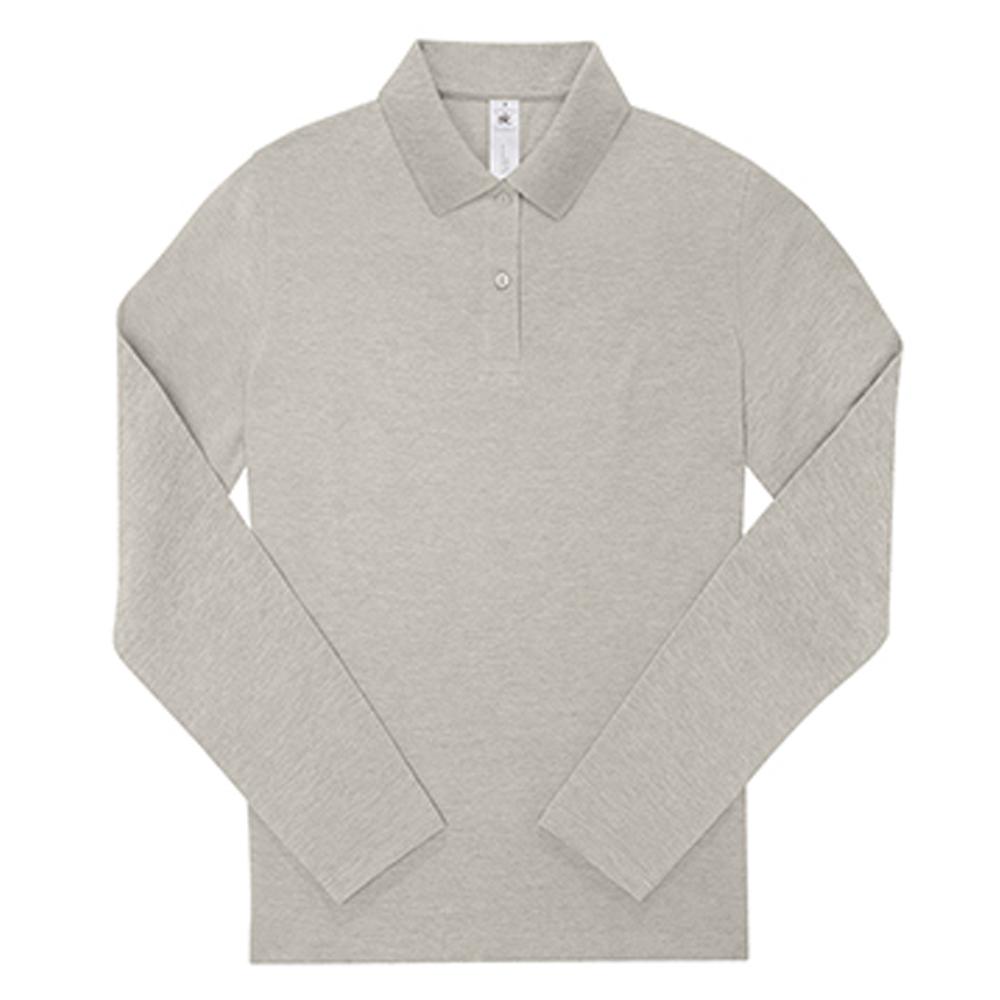 B&C Womens/Ladies My Polo 210 Long-Sleeved Polo Shirt