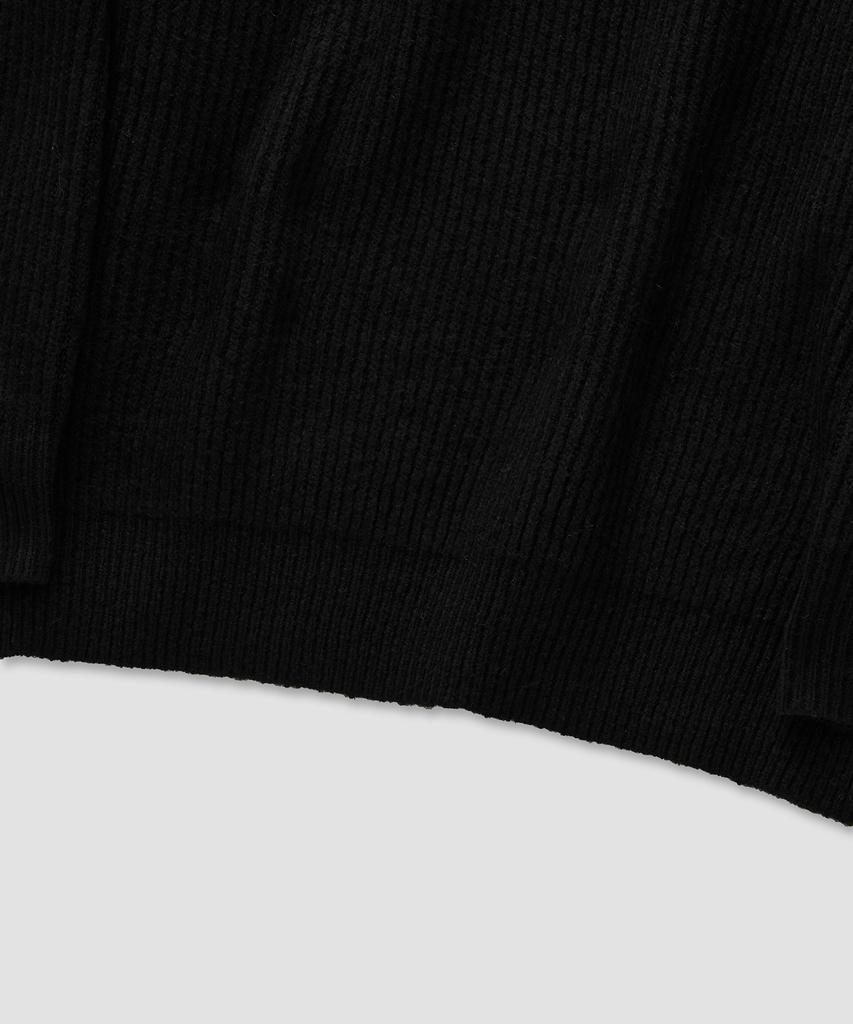 Pilpeu Basic Crewneck Knit 32(Black)