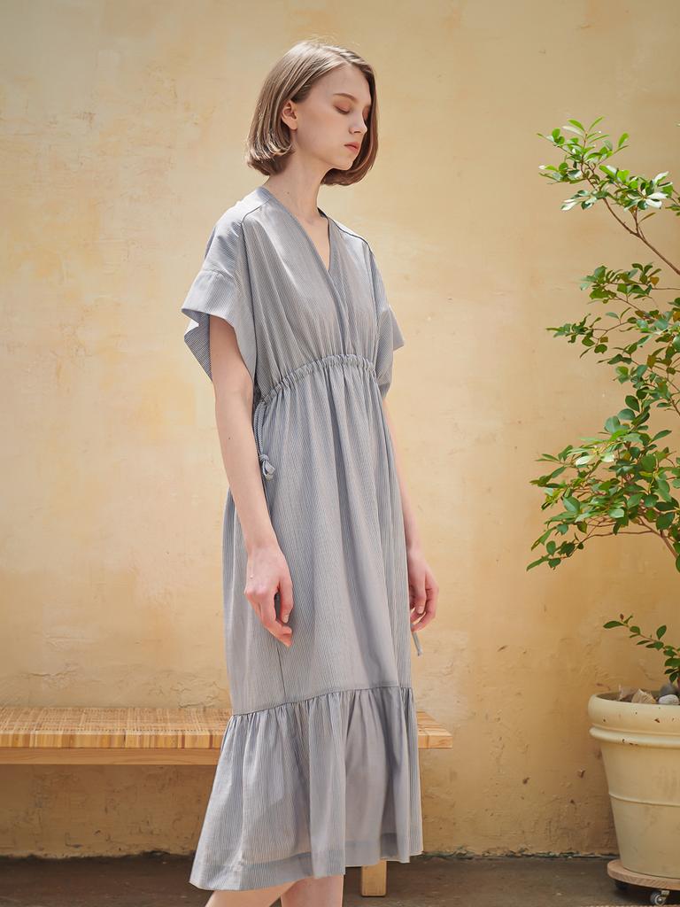 Acud V Neck Relaxed Strap One-Piece_Mint