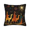 Seat Decorations Día de los Reyes Magos Epifanía Three kings Pillowcases Accessories  Pillow Cover Zippered Multi Size