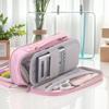 Kawaii Pencil Case Large Capacity Double Side Opened Pencil Bag 3 Compartment  Student Stationery Organizer School Supplies