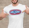 GrillKing T-Shirt, Funny Husband Shirt, Father's Day Gift, Dad Shirt, Bbq, Grill
