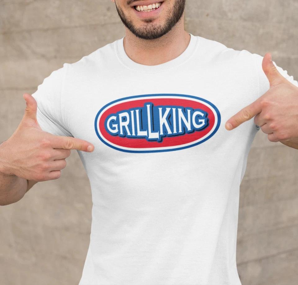 GrillKing T-Shirt, Funny Husband Shirt, Father s Day Gift, Dad Shirt, bbq, grill 2XL