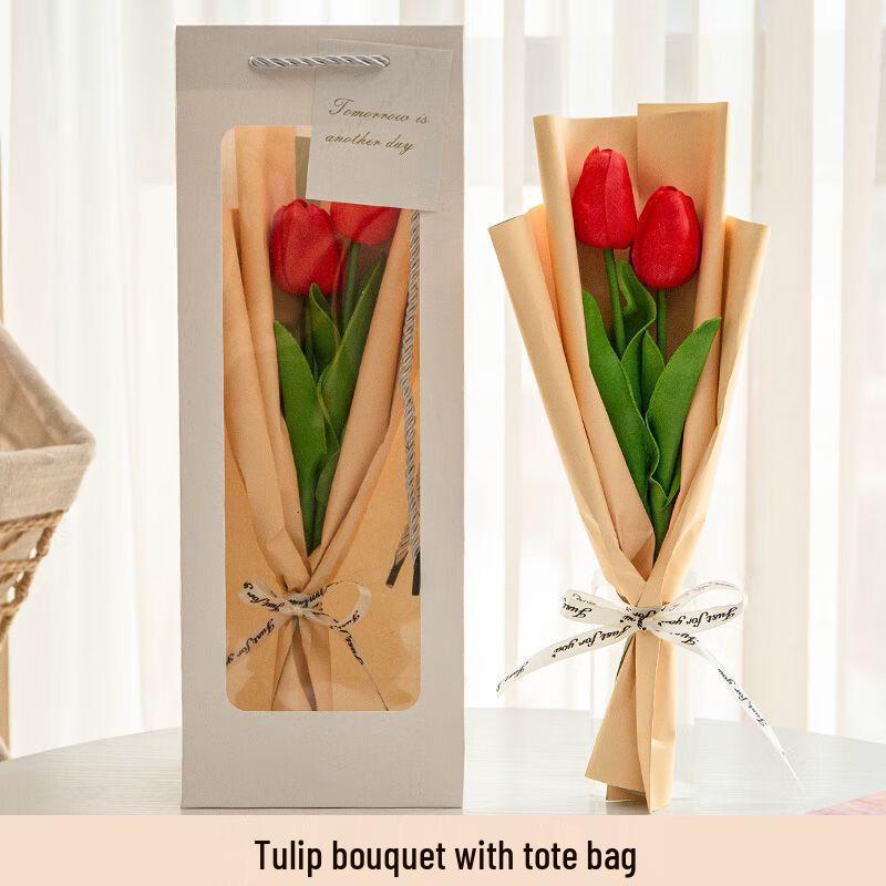 

OuJieWang Artificial Tulip Bouquet Gift Set