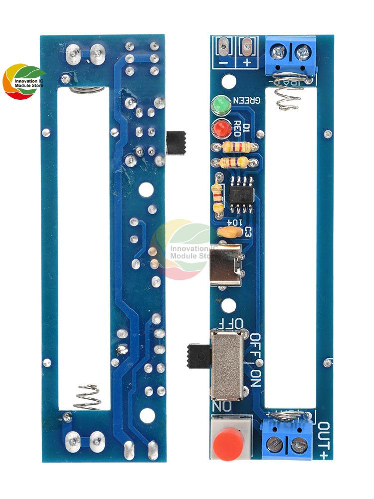 Li-ion Battery Holder DC1.7V Power Bank Battery Charging Module 1861O Battery Holder with Type C Port