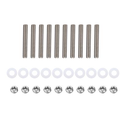 Kit de boulons et goujons de collecteur d'admission de remplacement pour moteurs Acura BDHF B18 GSR SI, tous modèles
