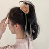 Pearl Flower Hair Claw Butterfly Orchid Large Shark Clip Cute Orchid Hair Clip  Girl