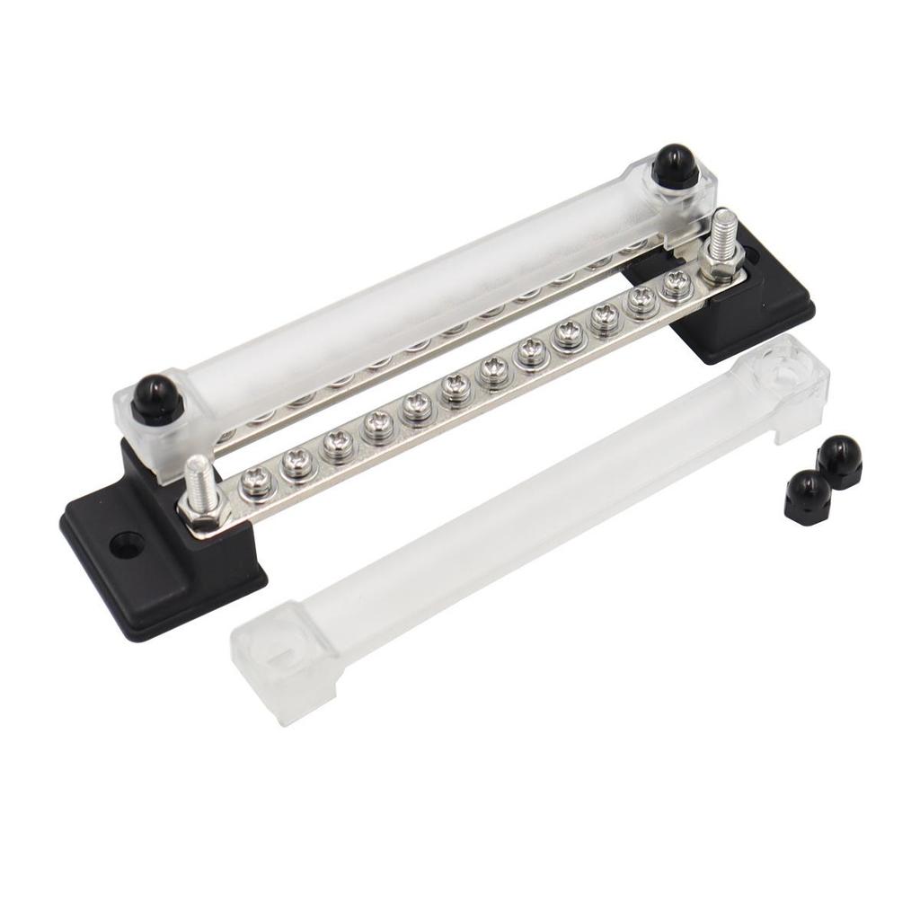 150A Dual Row Busbar for RVs, Yachts, and Cars (12-48V)