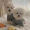 Décoration pour Animaux de Compagnie Chemises à Carreaux Confortables Style Ins Vêtements pour Animaux de Compagnie Mode Élégante Pyjamas pour Chiens Costume Mignon Vêtements pour Chiens et Chats Proposition