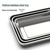 MOLUONA 304 Stainless Steel Rectangular Tray