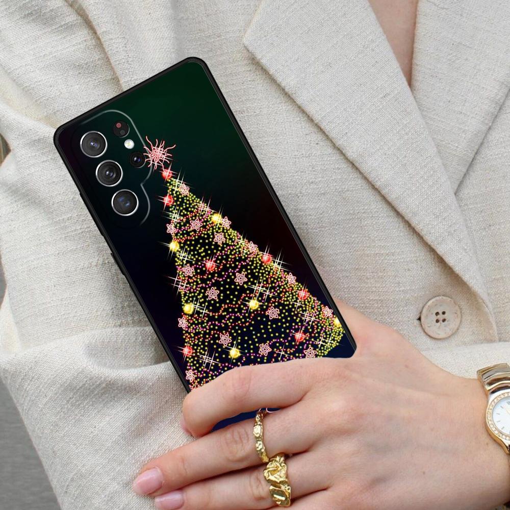 Christmas Tree New Year Cell Phone Case for Samsung Galaxy S26 Ultra S25 S24 S23 S22 S21 S20 Note10 Cover