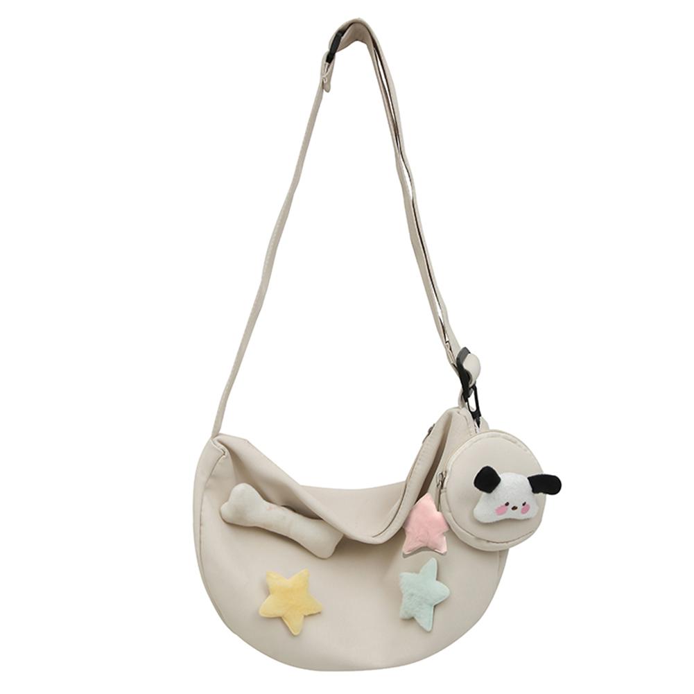 

Y2K Star Tote Shoulder Bag Kawaii Trendy Crossbody Bag Aesthetic Casual Shoulder Purse with Small Purse for Women Girls