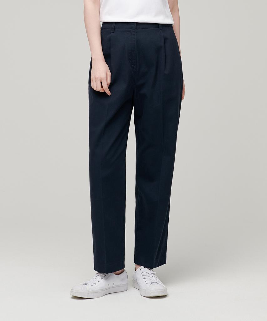 MUSINSA STANDARD WOMAN Women'S Tapered Chino Pants [Navy]