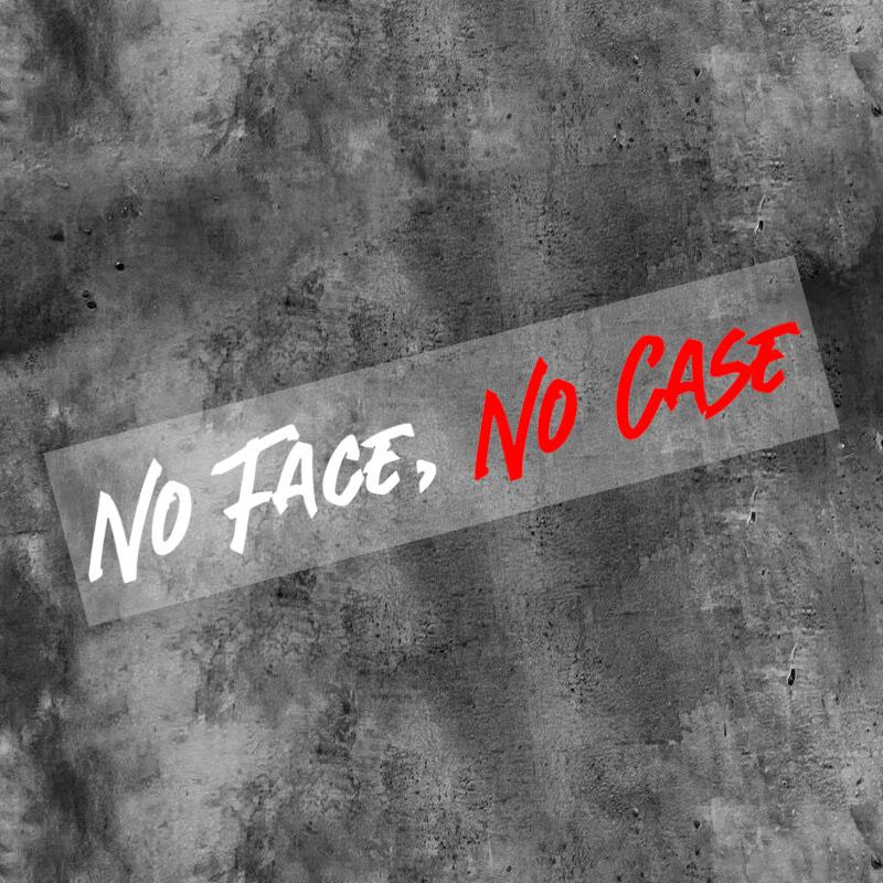 1PC NO FACE NO CASE Motorcycle helmet Stickers Waterproof Bicycle Top Tube Motorbike Fuel Tank Universal Durable Vinyl Decals