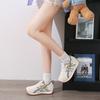 Thick-soled Women's New Breathable Mesh Sports and Leisure Shoes, Light Running for Students