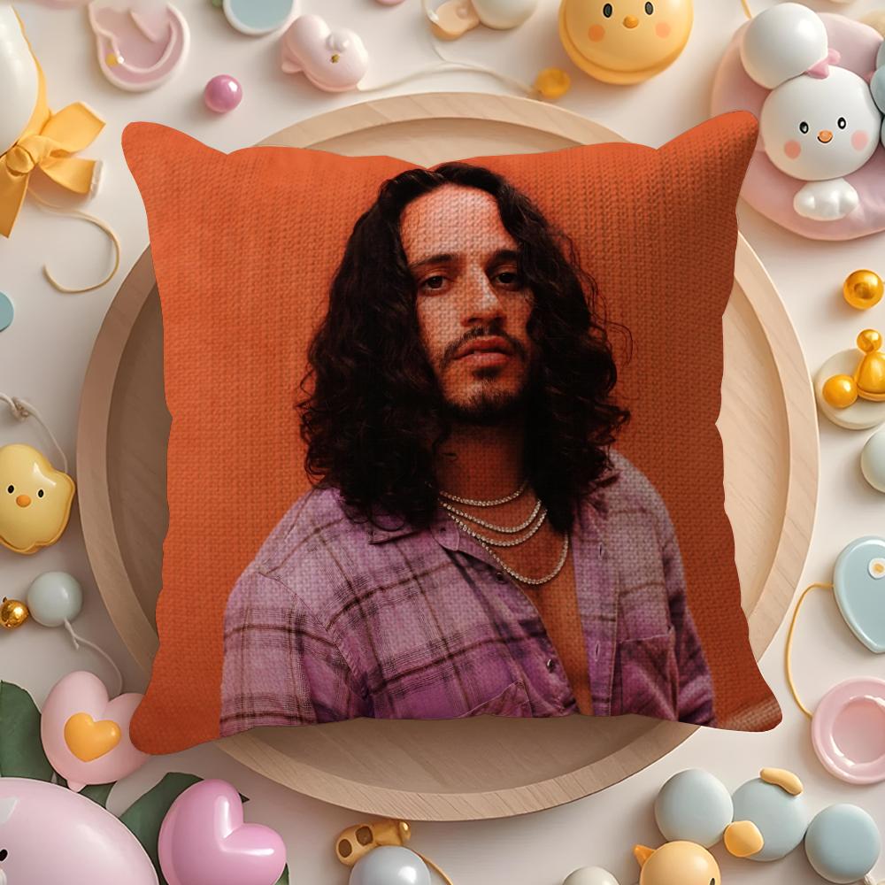 Demon Singer Rapper Rnb R-Russ Pillow Case Sofa Living Room Bedroom Headboard Backrest Cushion Square Cushion
