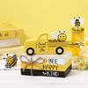 7Pcs Bee Wooden Table Sign Bee Decor