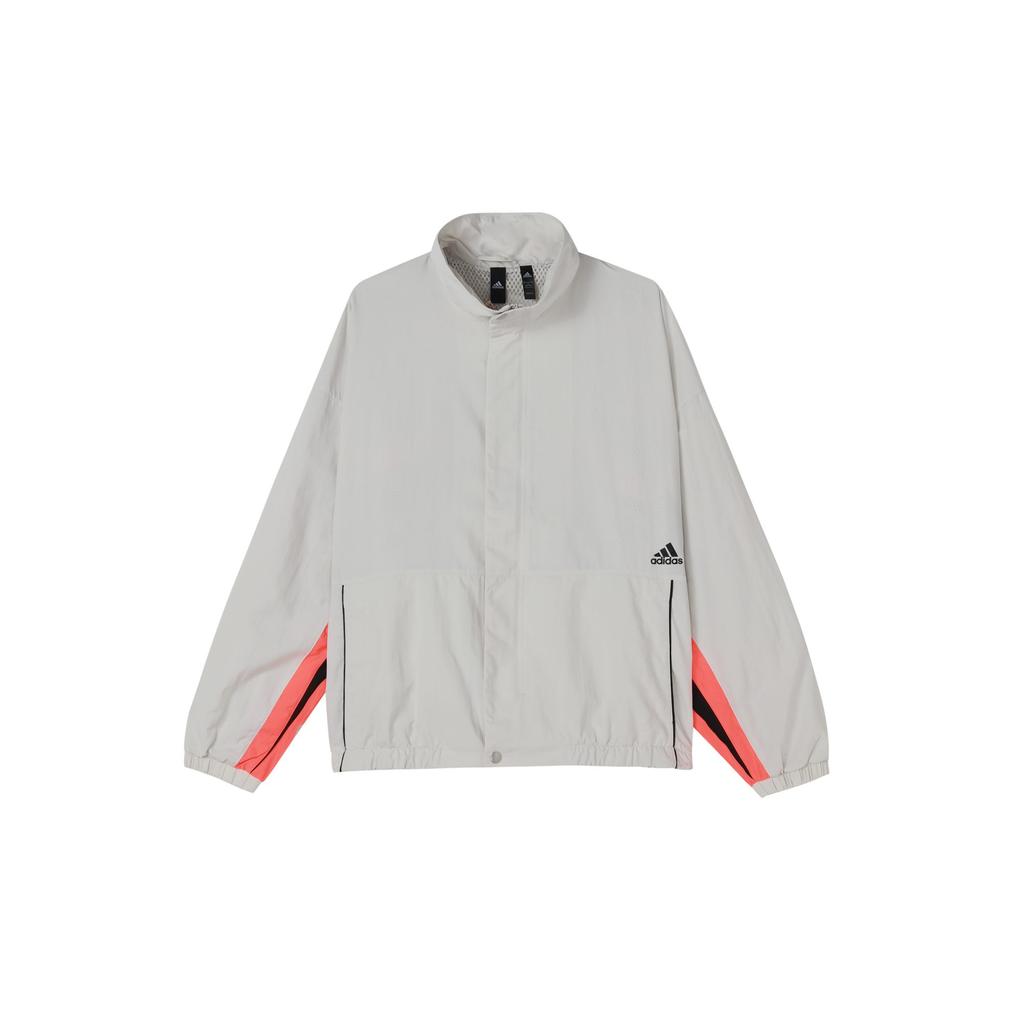 Adidas Jackets Men's White Stand Collar Moderate Other FN5672