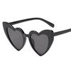 Women Retro Fashion Heart-shaped Shades Sunglasses Integrated UV  Glasses