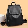Soft Leather, Fashionable and Versatile Backpack, Large-capacity Travel Bag for Women